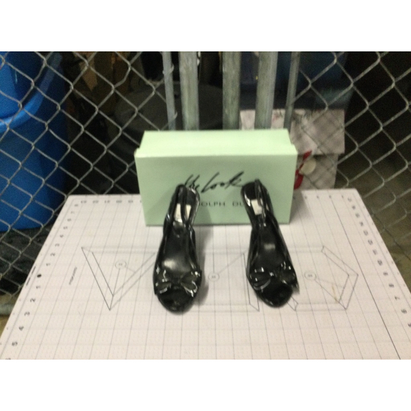 Women's Randolph Duke Black Heels Size 6 - Picture 1 of 4